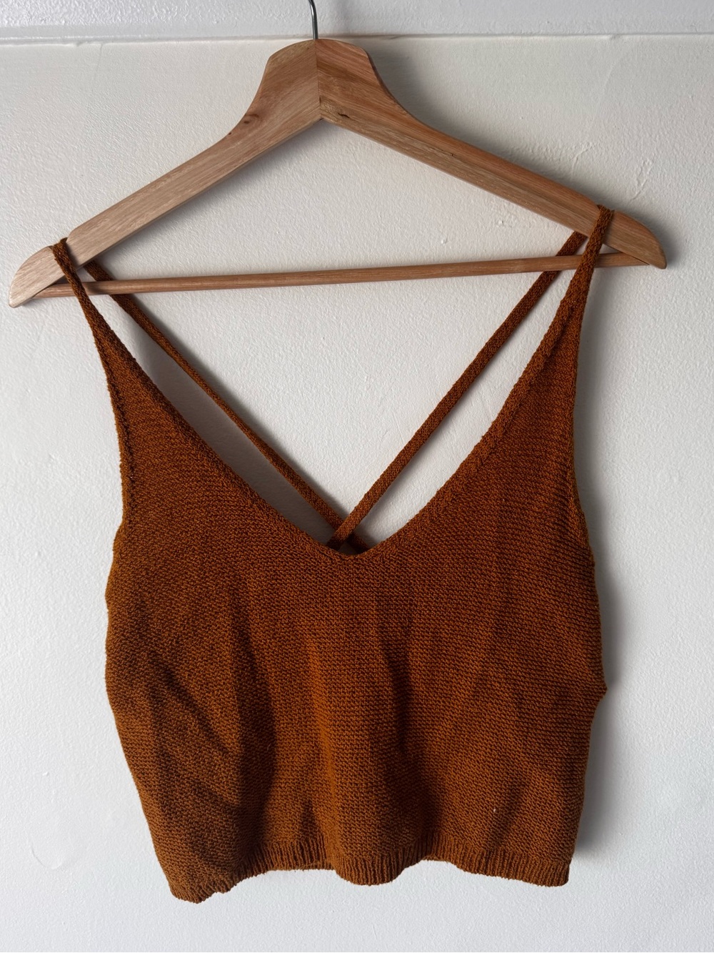 Moth Cropped Sweater Tank